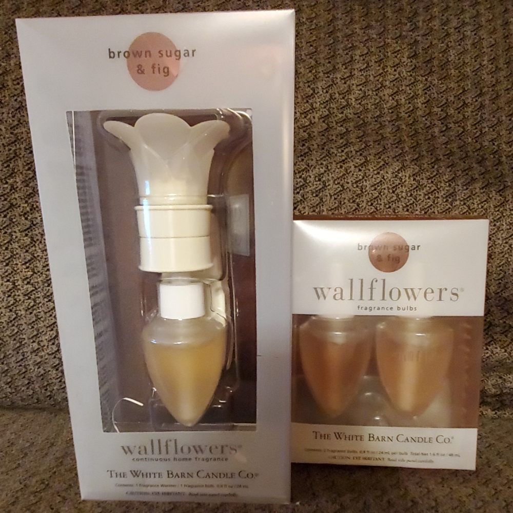 BBW Brown Sugar Fig Wallflower and refill